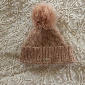 Light pink Calvin Klein beanie